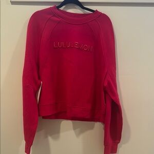 lululemon athletica Pink Scuba Oversized Pullover Sweatshirt